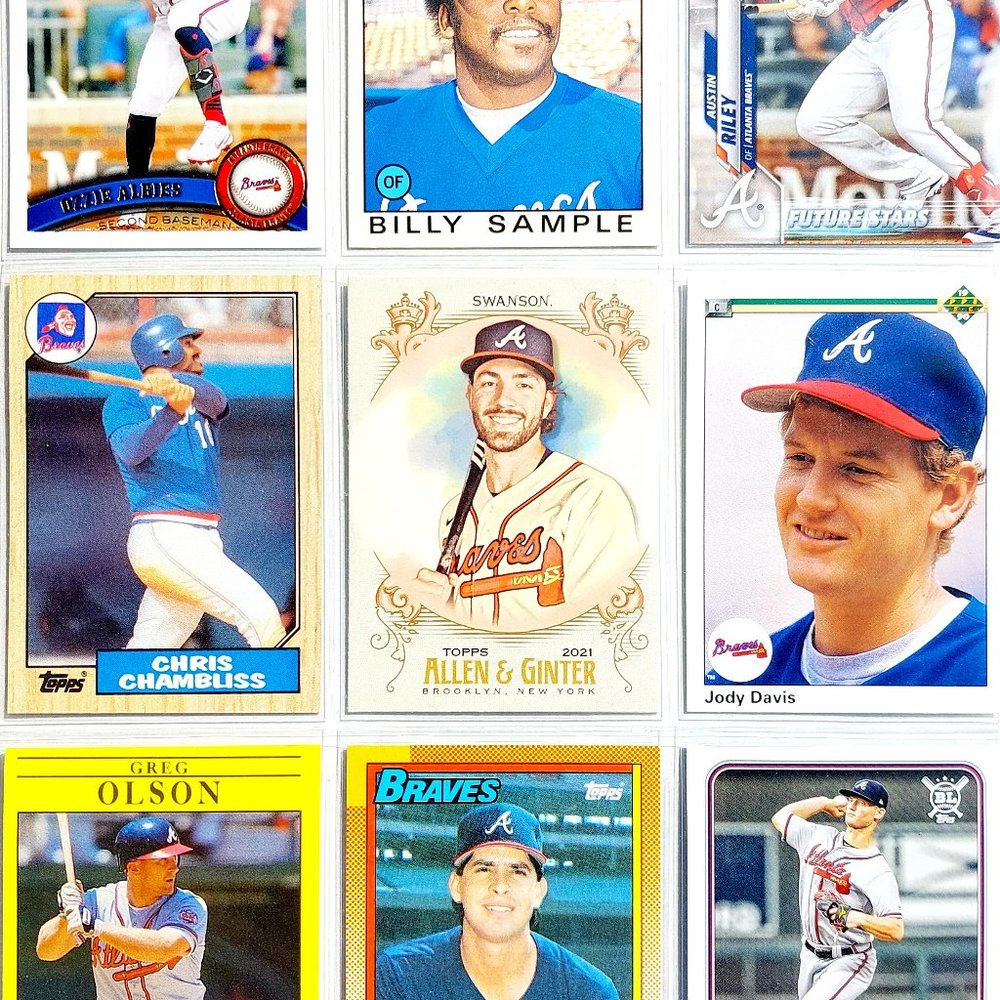 Atlanta Braves 46 Card Lot - BSBL [2_4] - Picture 12 of 13